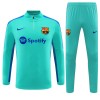 Barcelone Sweat d'Entraînement Quarter-Zip 2023-24 Bleue Pour Enfant